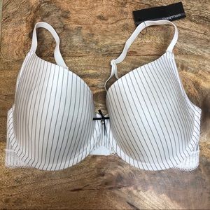 Marie Meili Nelly white Stripe Tshirt 34D Bra